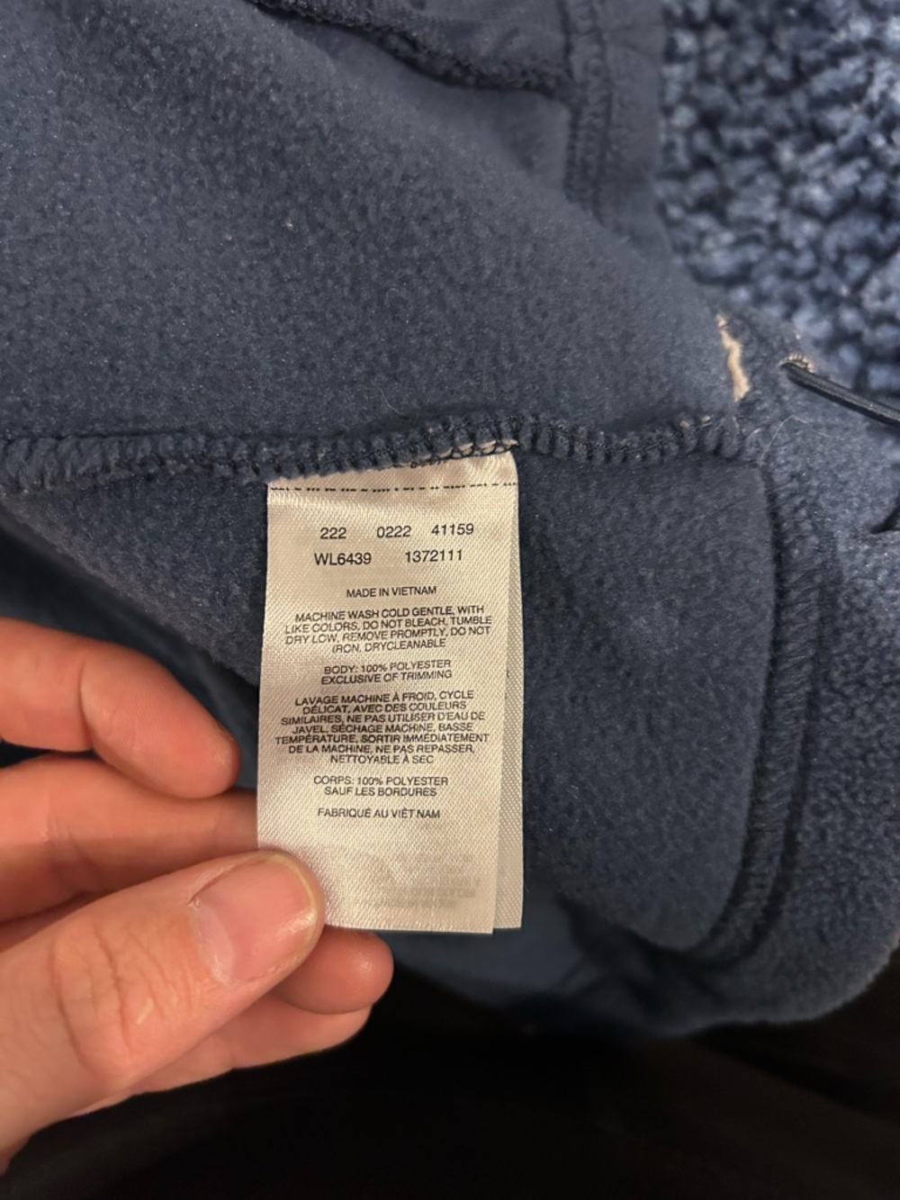Columbia Blue Full-Zip Hooded Fleece Jacket - Picture 5 of 5